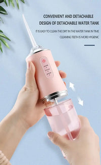 Rechargeable Oral Irrigator Deep Cleaning Cordless Water Flosser for Healthier Gums & Fresh Breath