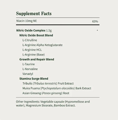 Nitric Oxide Booster Capsules