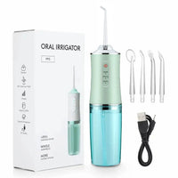 Rechargeable Oral Irrigator Deep Cleaning Cordless Water Flosser for Healthier Gums & Fresh Breath