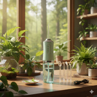 Rechargeable Oral Irrigator Deep Cleaning Cordless Water Flosser for Healthier Gums & Fresh Breath